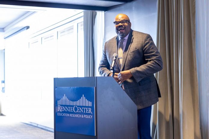 Dr Tutwiler at Rennie Center 29 Janvier 2026 (photo MA Executive Office of Education)