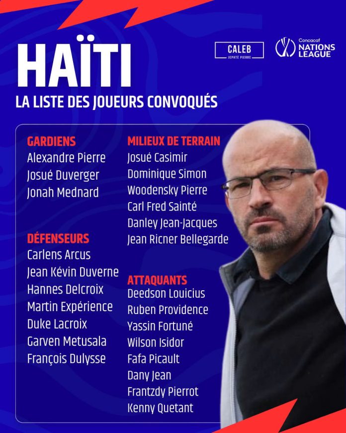 Haiti-Foot- premiere liste de Nadia